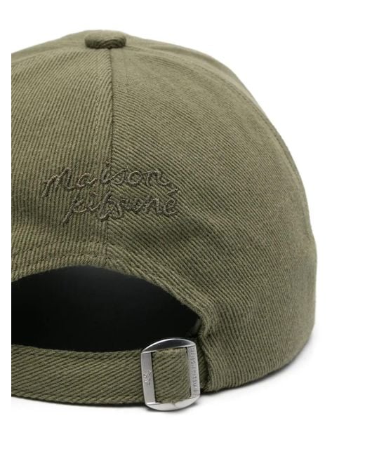 Maison Kitsuné Green Bold Fox Head-Patch Baseball Cap