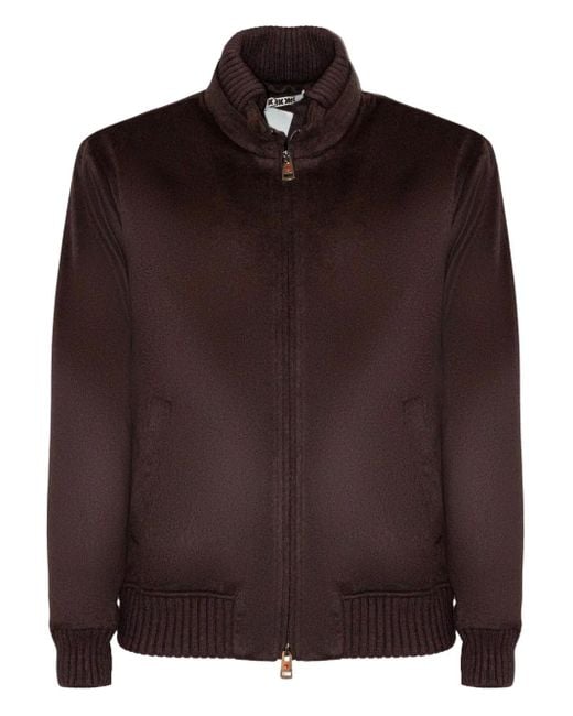 メンズ KIRED カシミア ジャケット Brown