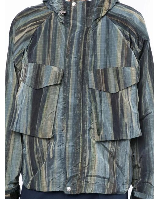 メンズ Paul Smith Woodland フーデッド ジャケット Blue