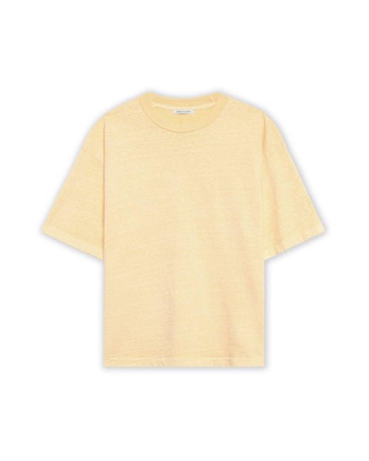 John Elliott Natural Riviera Cotton Cropped T-shirt for men