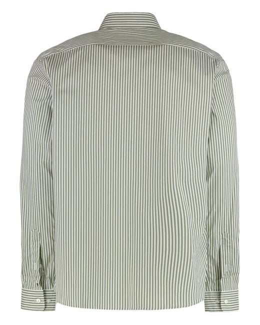 Boss Green Slim-Fit Striped Oxford Shirt for men