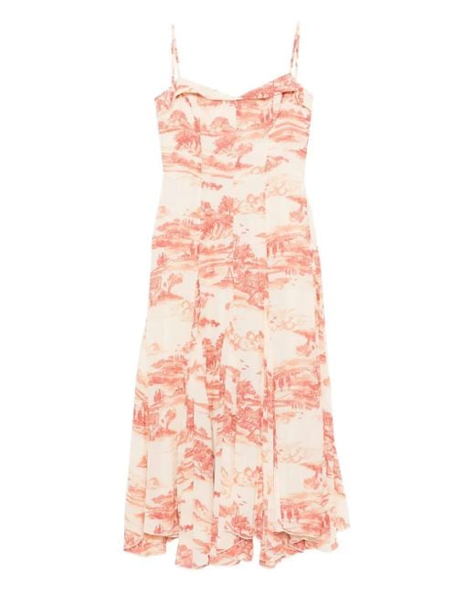 Reformation Pink Fredo Dress