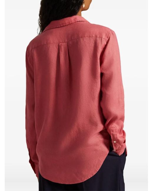 Polo Ralph Lauren Button-Down Blouse in het Pink