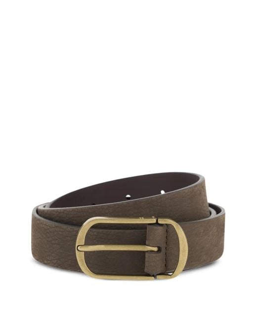 Boggi Brown Nubuck Belt for men