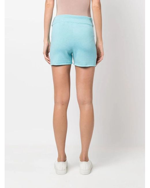 Rossignol Blue Mount Of Love Knitted Shorts