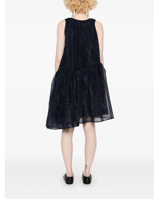 CECILIE BAHNSEN Blue Azelia Mini Dress