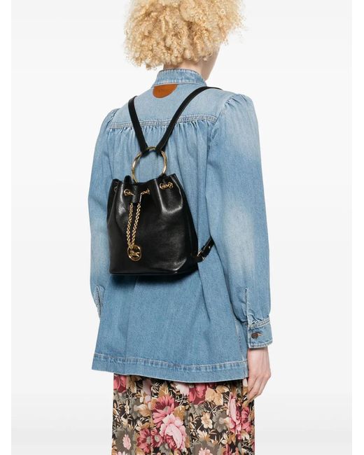 Chloé Black Bracelet Backpack