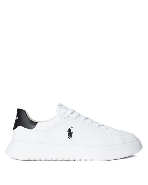 Polo Ralph Lauren White Polo Pony Sneakers for men