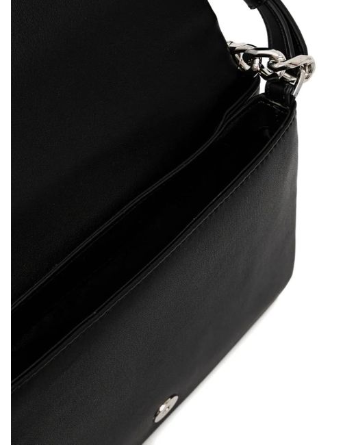 DKNY Black Rhinestone-Embellished Shoulder Bag