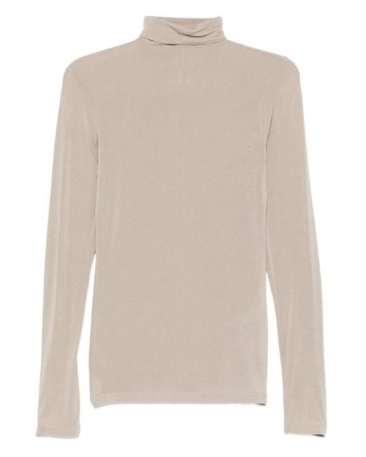 Seventy White Turtleneck Long-Sleeve Top