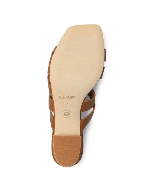 Bernardo Brown Johanne Woven Sandals