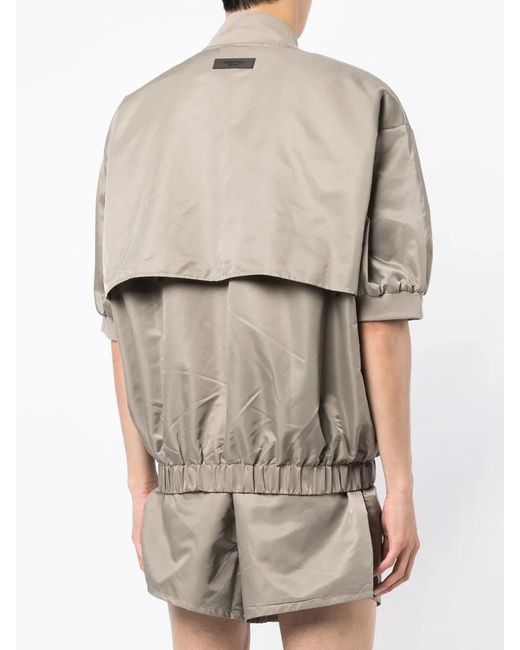 Fear Of God Gray Pull À Col Zippé for men