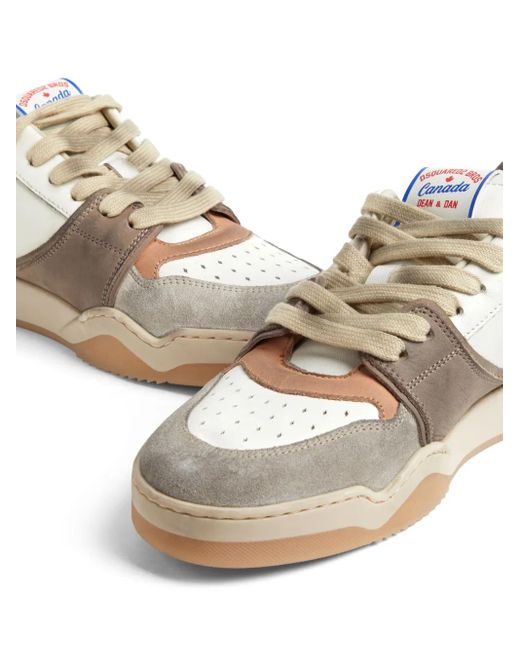 DSquared² White Spiker Sneakers for men