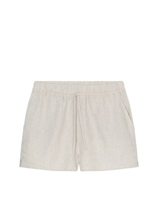Closed White Elasticated-Waistband Shorts