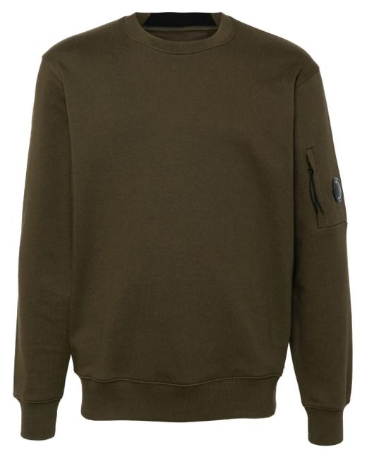 C P Company Sweatshirt Mit Linsen-Detail in Green für Herren
