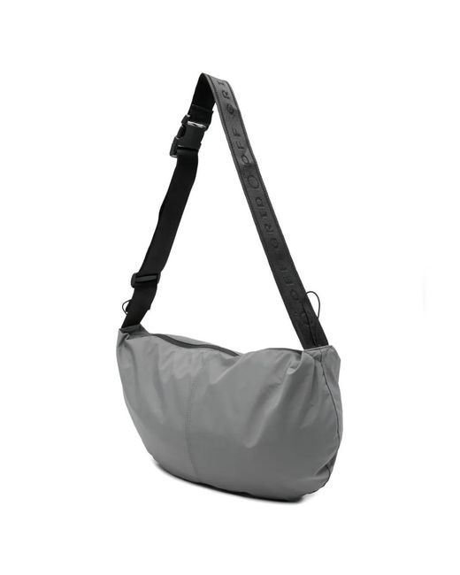 OFF GRID Gray Zipped Messenger Bag