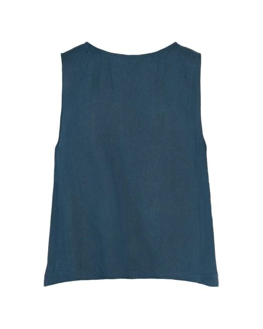 Eres Blue Ravie Tank Top