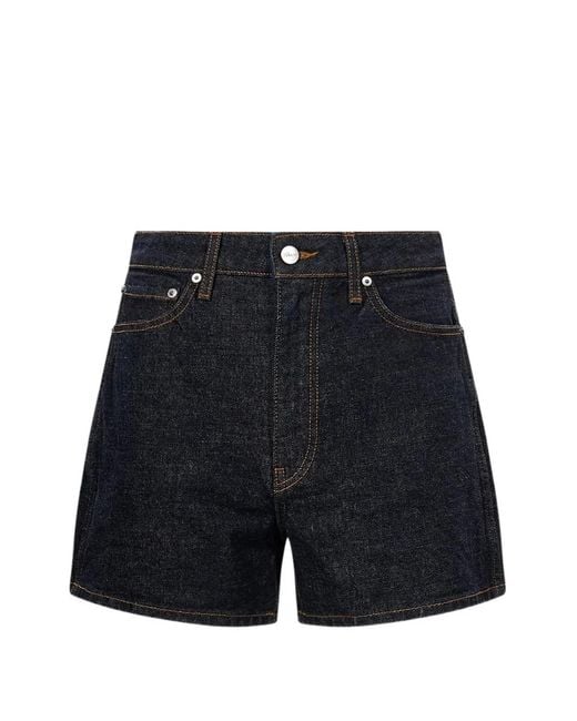 Khaite Black Danya Shorts