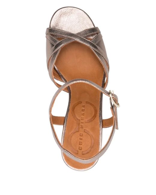 Chie Mihara 80mm Bemon Sandals Pink