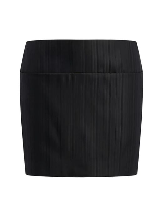 Dondup Black Minijupe À Chevrons