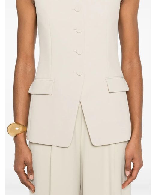 Patrizia Pepe White Light Vest