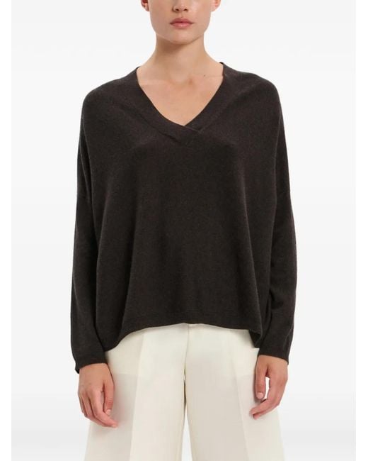 arch4 Black V-Neck Sweater