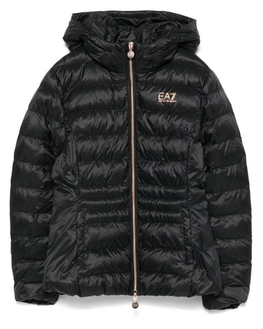 EA7 Black Padded Jacket