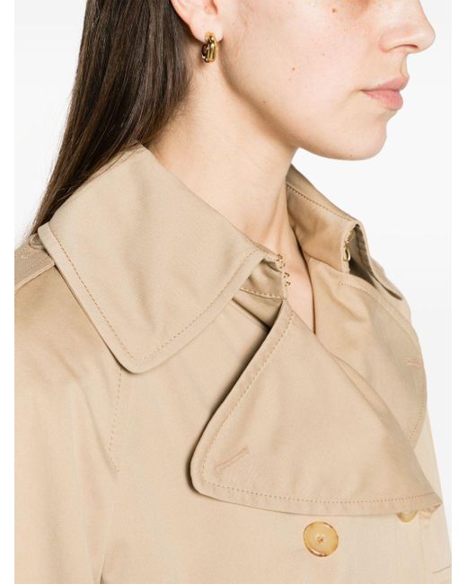 Moschino Natural Trench-inspired Double-breasted Jumpsuit