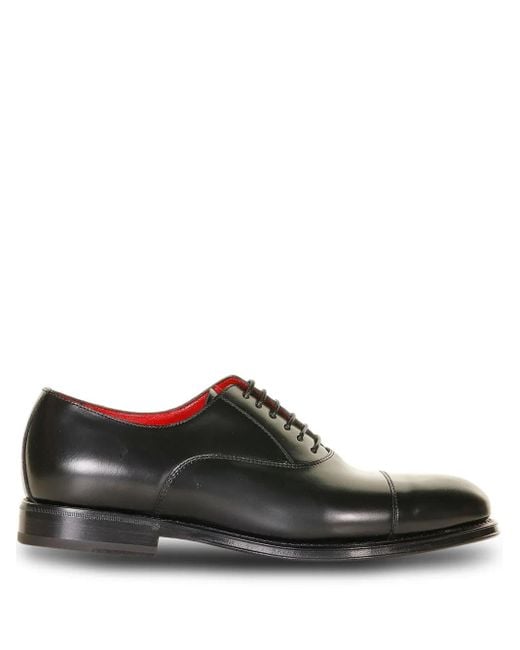 Neil Barrett Brown Polished Flat Oxford Shoes for men