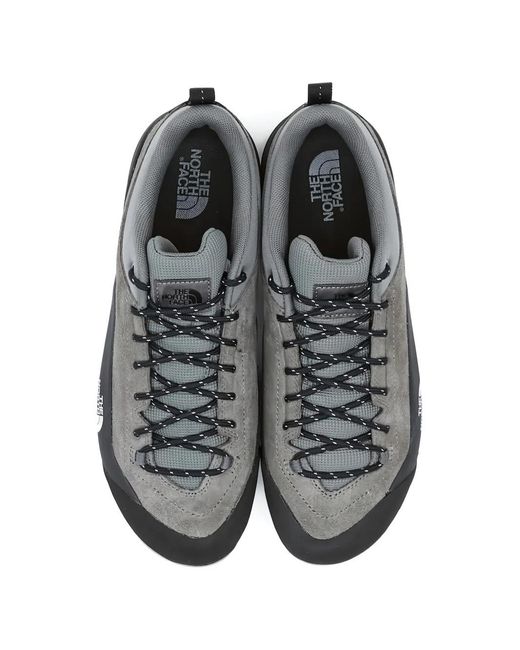 The North Face Gray Logo-Print Sneakers for men