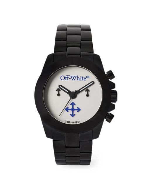 Off-White c/o Virgil Abloh Black Reset Chronograph 40Mm Watch for men