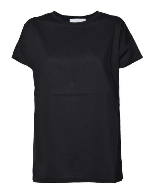 SOLOTRE Black Short-Sleeved T-Shirt