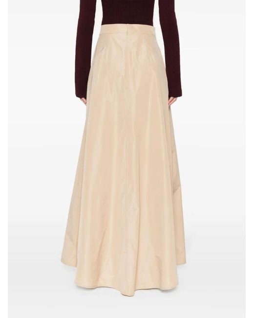 Jil Sander フレア マキシスカート Natural