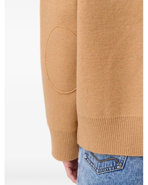 Claudie Pierlot Natural Oversized Knit Cardigan