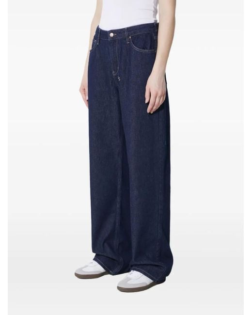 Ksubi Blue Low Rider Legacy Patch Jeans