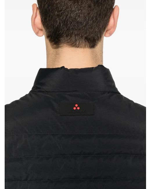 Peuterey Black Gilet Matelassé Moise for men