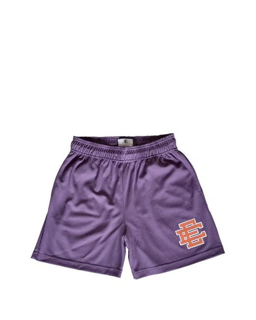 Eric Emanuel Purple Logo-Print Shorts for men