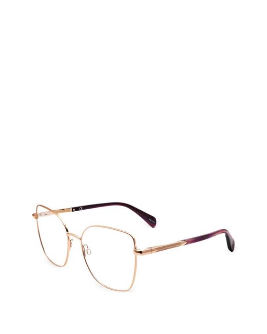 Rag & Bone Metallic Geometric-Frame Glasses