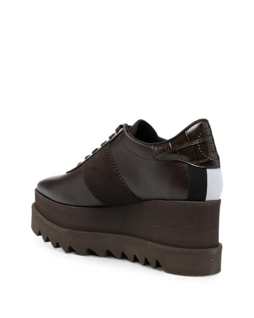 Stella McCartney Black Elyse Platform Sneakers