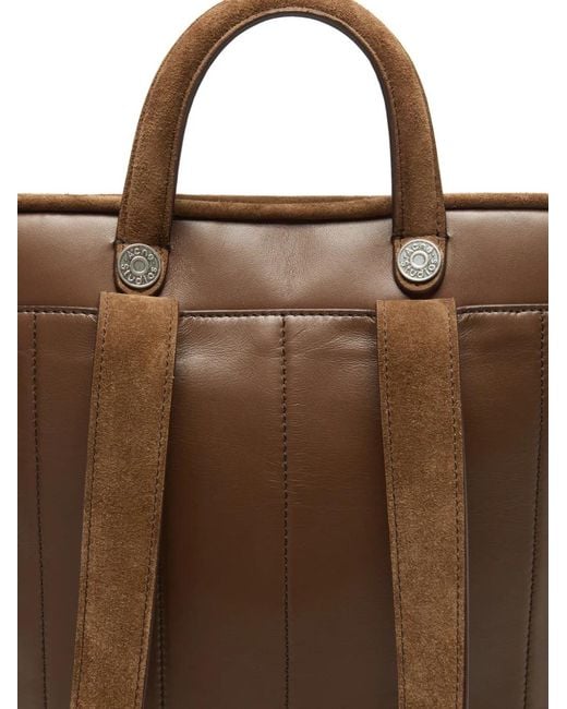 Acne Brown Camero Gym Suede Backpack
