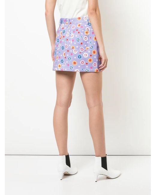 Gonna Svasata A Fiori di LHD in Blue