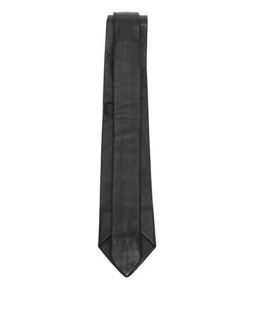 sunflower White Leather Tie for men