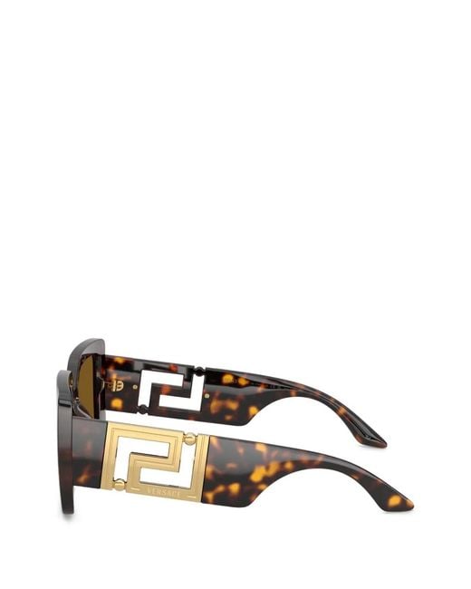 Versace Brown Square-Frame Sunglasses