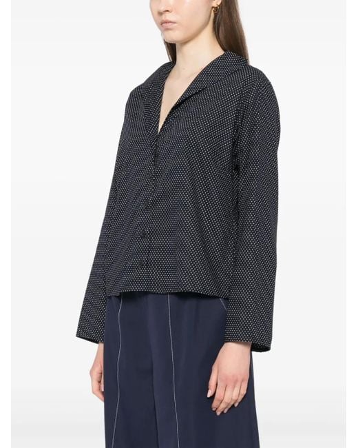 Agnes B. Blue Dot Shirt