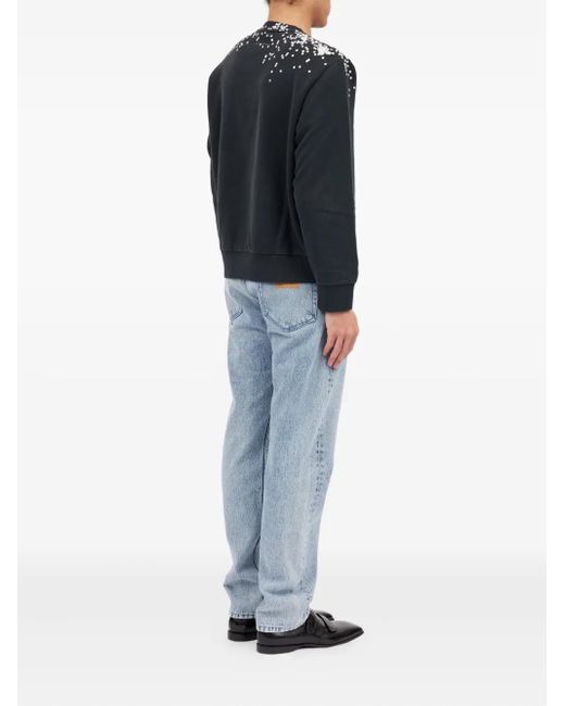 MM6 by Maison Margiela Black Cotton Sweatshirt for men