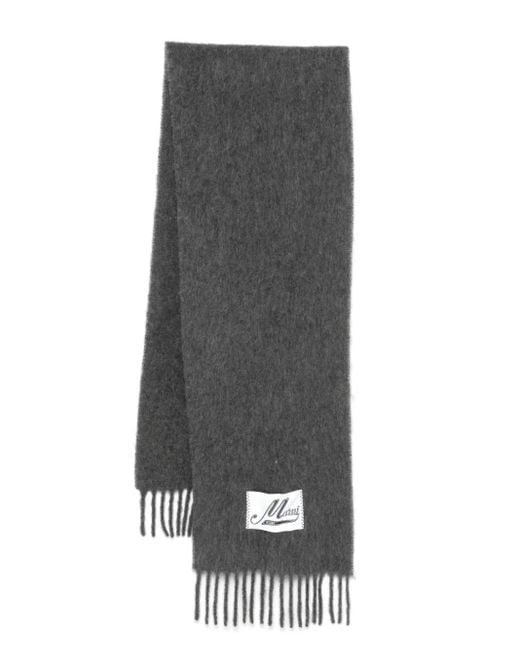 Marni Gray Schal Aus Alpaka-Gemisch