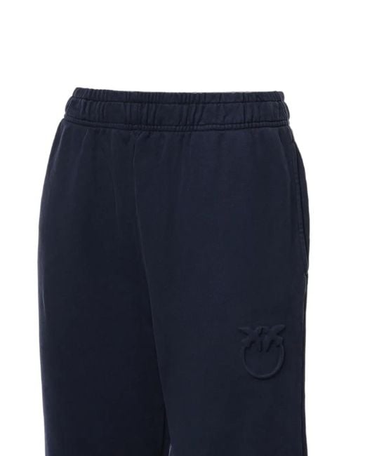 Pinko Blue Logo-Patch Track Pants