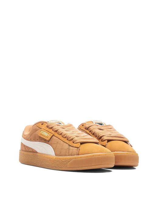 PUMA Brown Xl Elevated Suede Sneakers