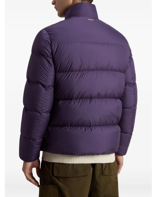 Plumífero con cuello alto Woolrich de hombre de color Purple