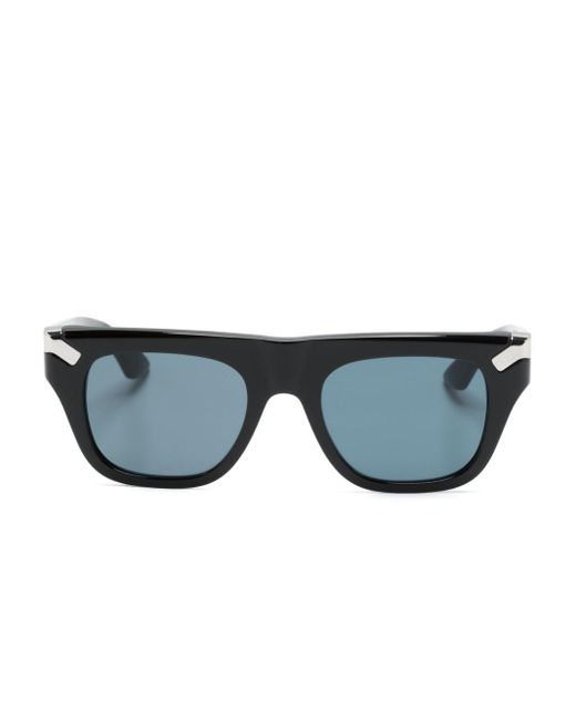 Alexander McQueen Blue Square-frame Sunglasses for men